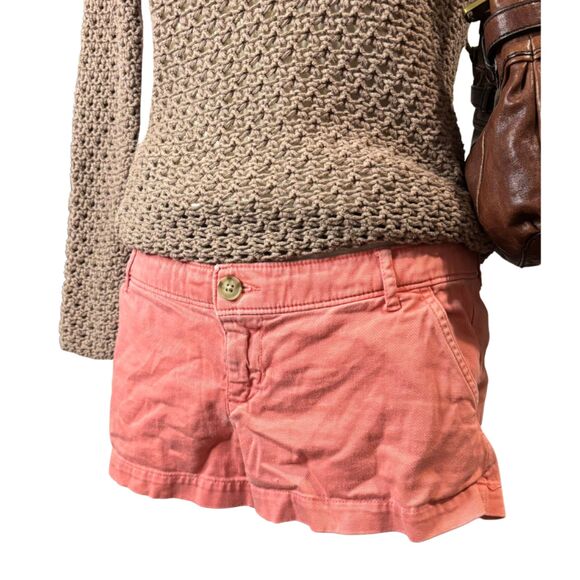 Hollister Low Rise Cotton Shorts Y2K Casual Summer Shorts Size 7 / 28 - Picture 1 of 5